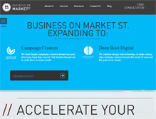 Tablet Screenshot of businessonmarketst.com